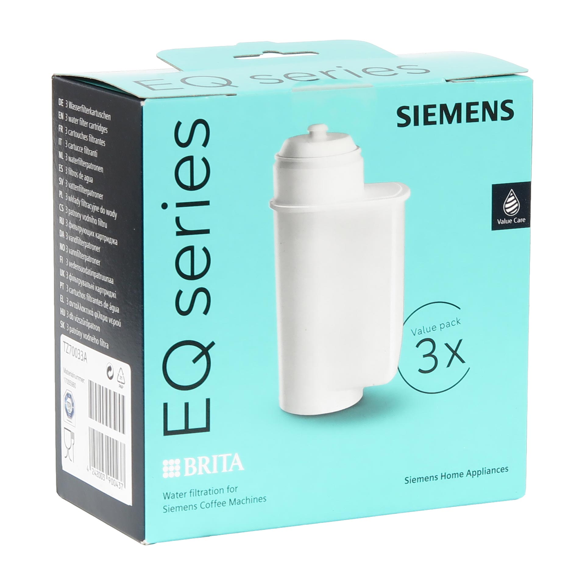 EQ Siemens A-Ware TZ70033 Brita | 3er-Set Wasserfilter | Intenza TZ70033MTC-1 A-Ware